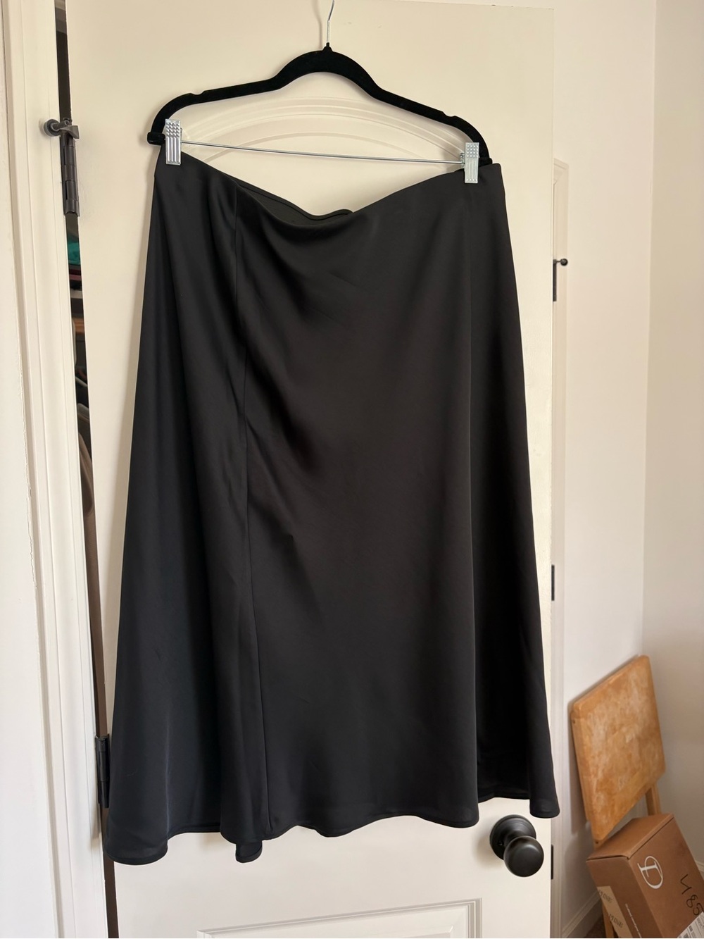 Classic Black A-Line Skirt